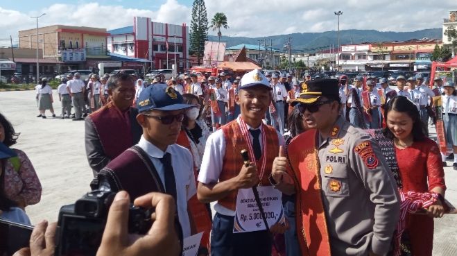 Kapolres Toba Hadiri Upacara Hardiknas Tahun 2023, Ini Pesan-nya