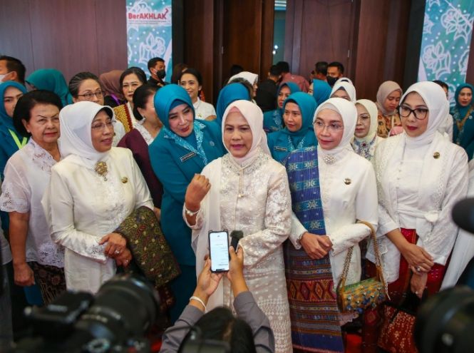 Apresiasi Kader PKK, Iriana Jokowi: PKK Kerjanya Melebihi Pegawai Negeri