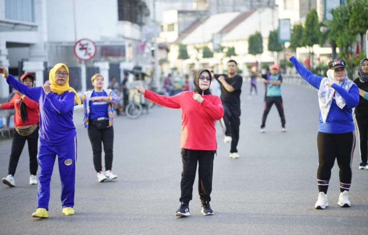Wakil Bupati Ajak Masyarakat Ikuti Senam Sehat
