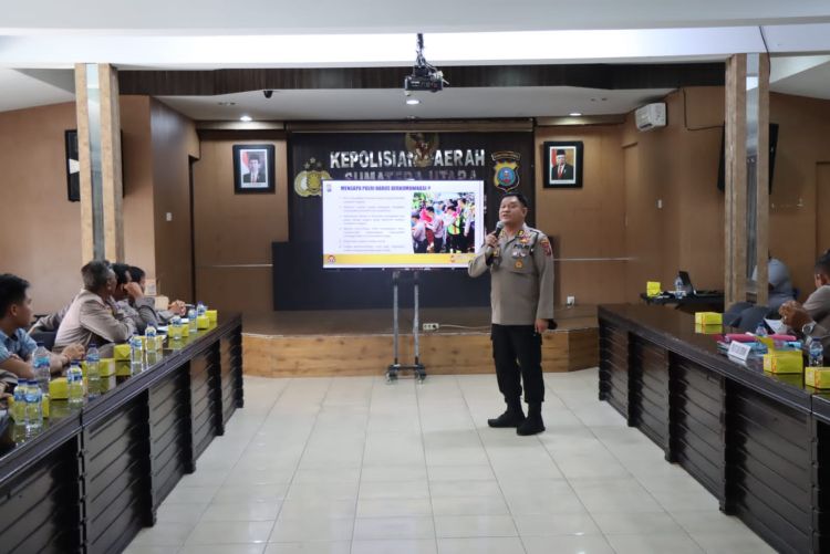 Asistensi Kinerja Bid Humas Polda Sumut di Polresta Deli Serdang