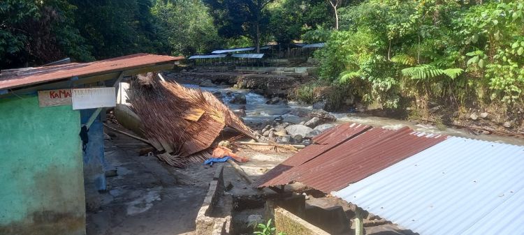 Wagub Ijeck Tinjau Dampak Banjir Bandang di Sibolangit