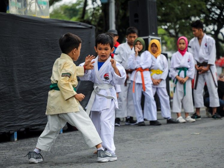 Serunya CFD di Medan, Diisi Olahraga Rekreasi Beladiri Kempo