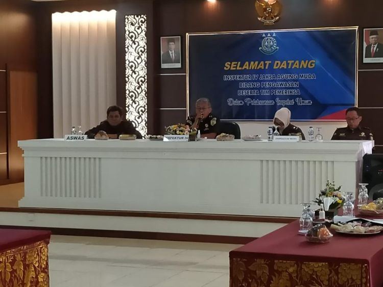 Kajari Gianyar Terima Kunker  Inspektorat IV Pengawasan Kejagung RI