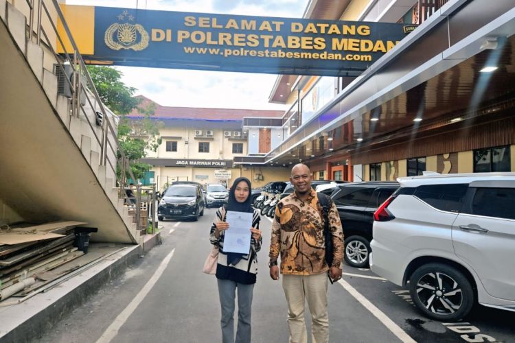 Dugaan Penghinaan dan Ancaman di Media Sosial, Lapor  ke Polrestabes Medan