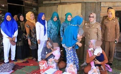 Tim Percepatan Penurunan Stunting Kunjungi Balita Stunting di Panai Tengah Labuhanbatu