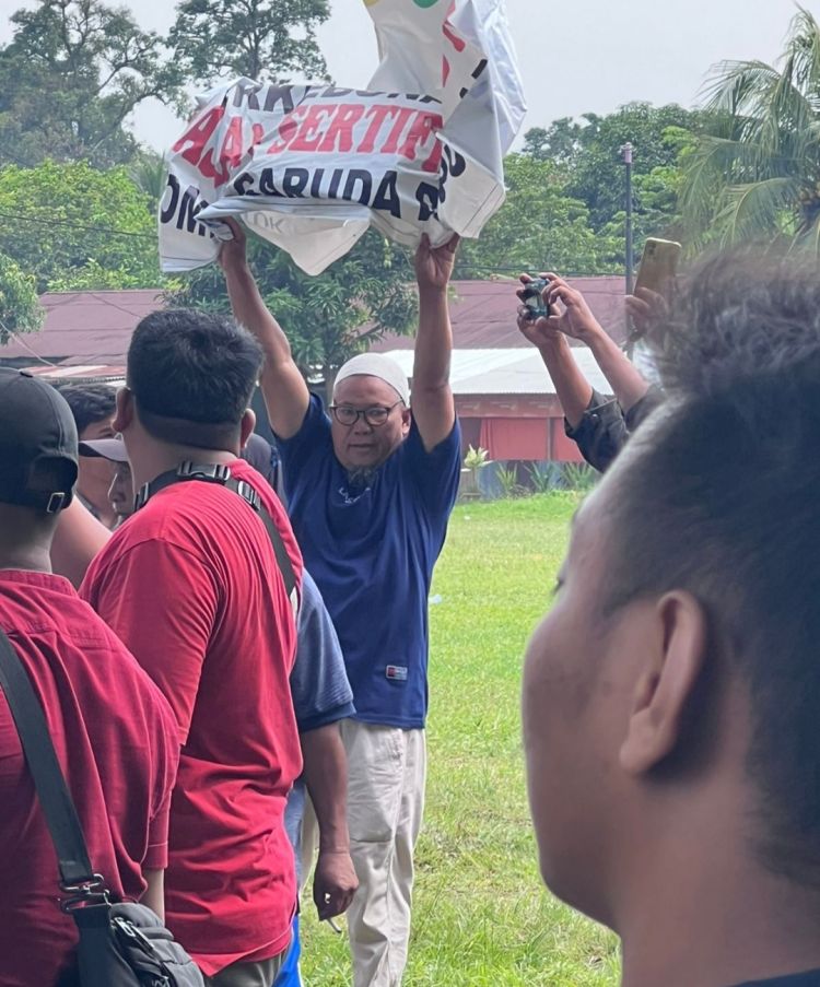 Presidium GM FKPPI Dukung Pengusutan Pengerusakan Plank HGB PTPN2 di Tanjung Morawa.