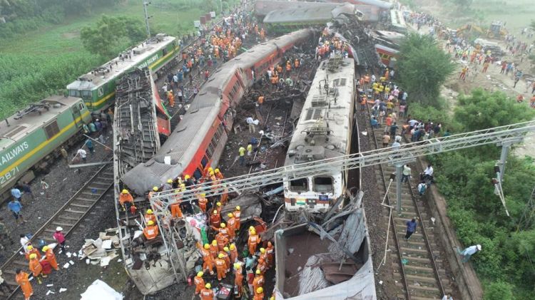 Tabrakan Kereta Api di India, 288 Korban Jiwa Tewas