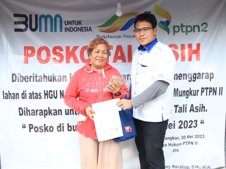 Okupasi HGU 94 Lau Barus Baru Rampung, Pemberian Tali Asih Ditutup