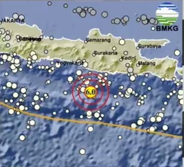 Pacitan Jawa Timur Diguncang Gempa Berkekuatan M6,0