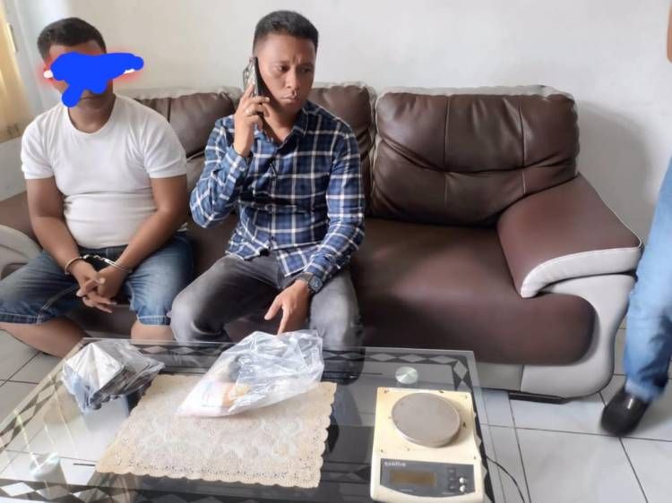 Oknum Polri Sat Dokkes Polda Sumut Diamankan Intel Kodim Asahan Bawa Narkoba