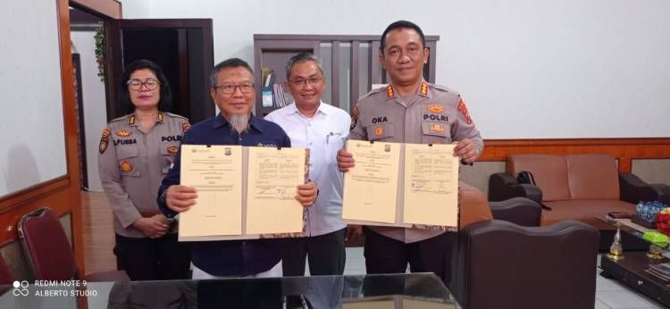 Berdasarkan undang-undang Bahwa Setiap Perusahaan Diharapkan Memiliki Kerja Sama dengan Mabes Polri atau Polda Setempat