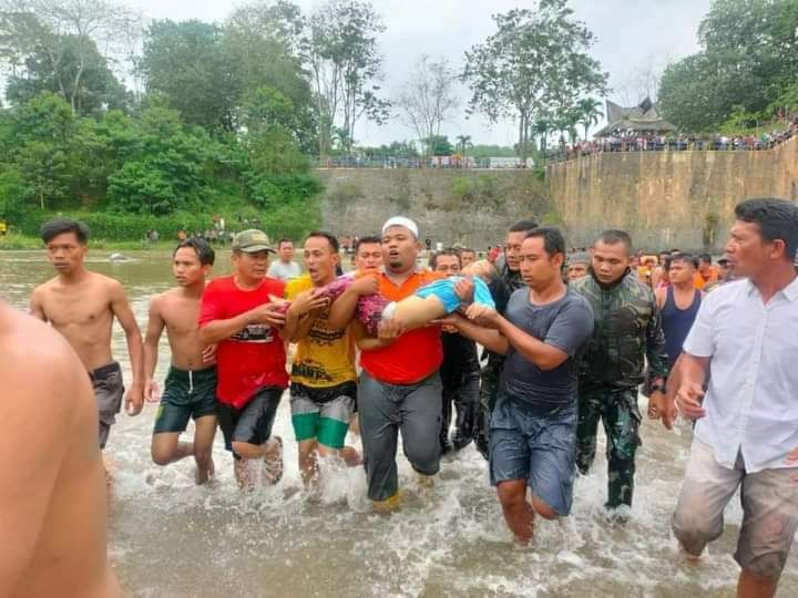 Sungai Bendungan Aek Godang Madina Makan Korban, Dua Bocah Ditemukan Tewas Tenggelam