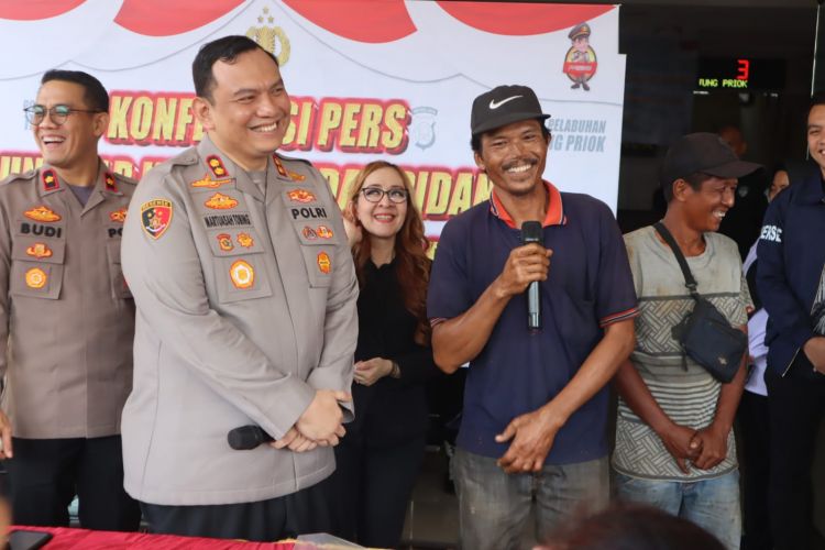 Polres Pelabuhan Tanjung Priok Ungkap Curanmor, 5 warga Muara Baru Ucapkan Terima Kasih