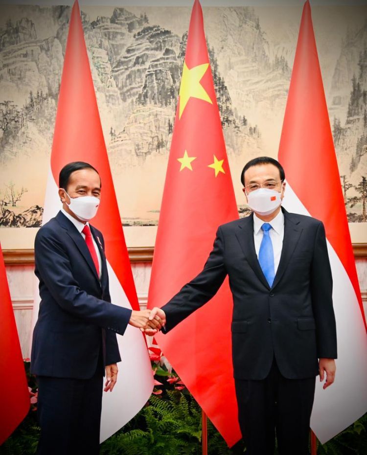 Temui Perdana Menteri RRT Li Keqiang, Presiden Jokowi Bahas Kerjasama Ekonomi