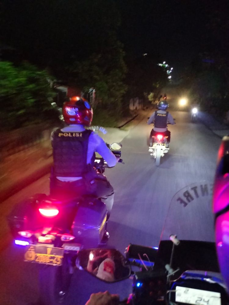 Polres Penukal Abab Lematang Ilir Tingkatkan Gelar Patroli