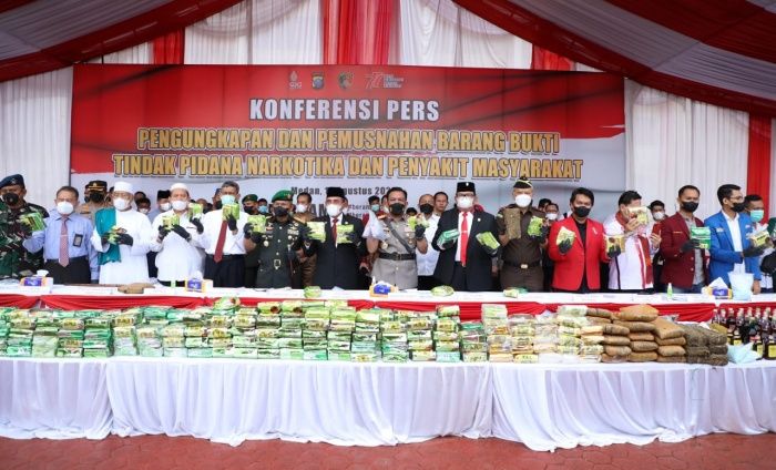10 Persen Penduduk Sumut Pengguna Narkoba, Gubsu Dukung Penuh Polda dan BNNP Sumut