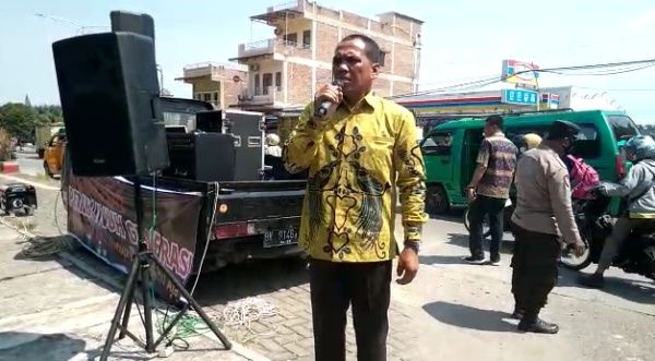 Gerah Maraknya Peredaran Narkoba, Anggota DPRD Ini Gelar Aksi Tunggal di Mapolda Sumut