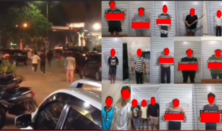 Terlibat Keributan di Jalan Setia Budi, Belasan Pelajar Diciduk Polisi