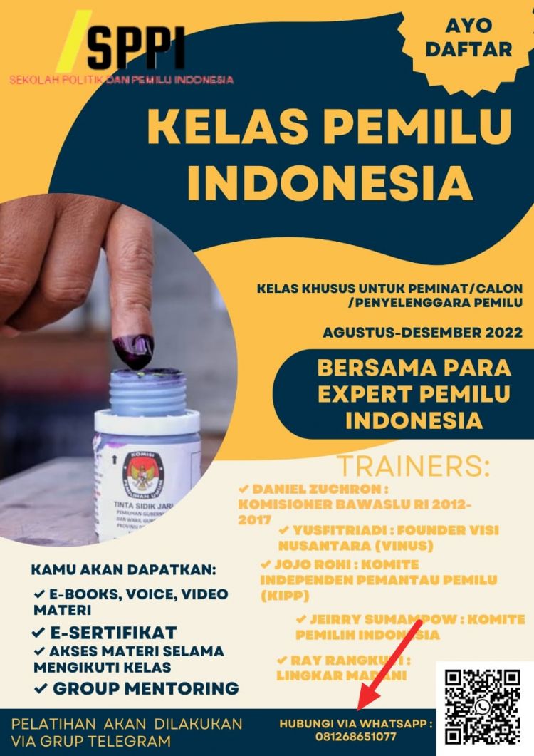 SPPI Khusus Peminat Pemilu Diluncurkan Oleh Para Expert Pemilu Indonesia