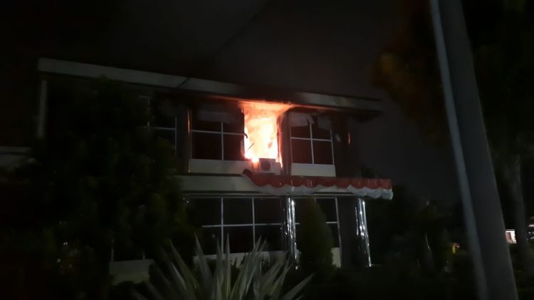 Gedung Ditreskrimsus Polda Sumut Terbakar