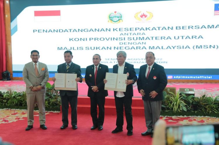 KONI Sumut Jajaki Kerjasama dengan Malaysia