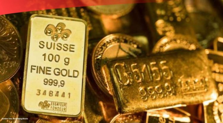 Harga Emas Turun Rp5000 ke Level Rp990.000