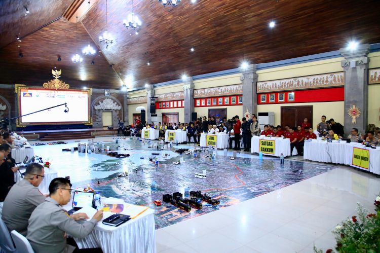 Matangkan Persiapan Pengamanan World Water Forum, Polri Gelar Tactical Floor Game