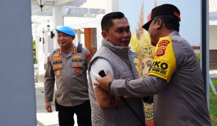 Tiba di Pulau Dewata, Kabaharkam Polridi sambut Langsung oleh Kapolda Bali