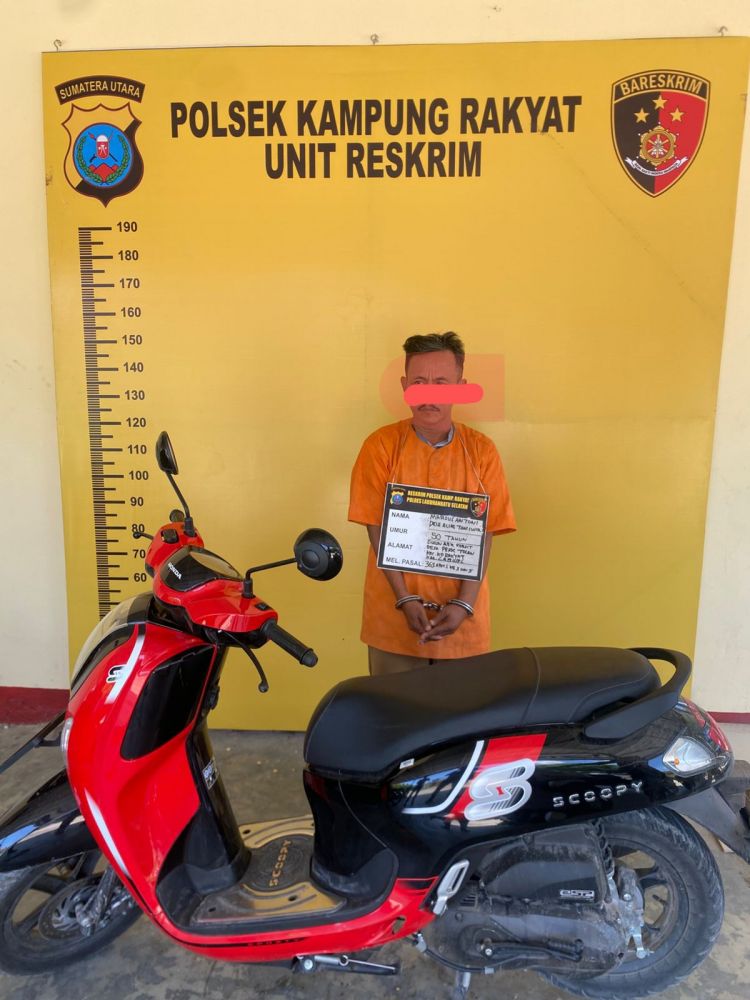 Unit Reskrim Polsek Kampung Rakyat Ungkap Pelaku Curat