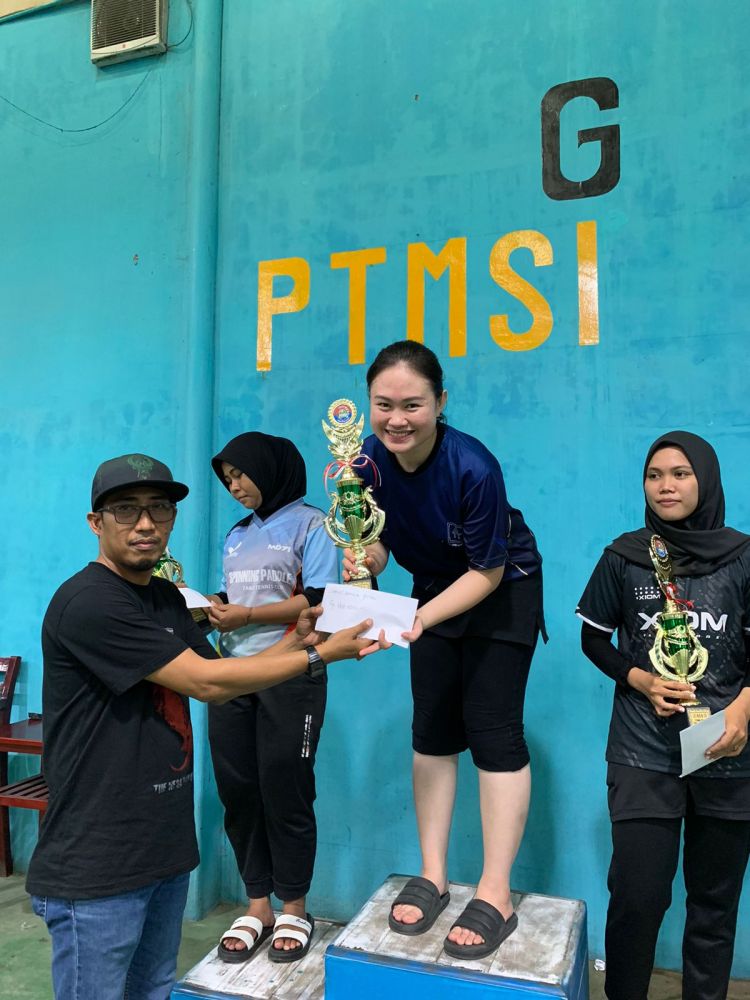 Bravo, Stevany Atlet PTMSI Labuhanbatu Juara 1 Putri se Sumut
