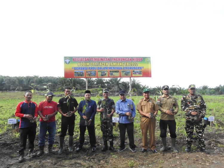 Kodim 0117/Aceh Tamiang Gelar Pembinaan Lingkungan Hidup TA.2022