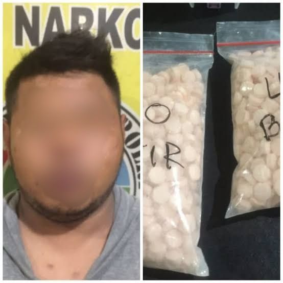 Anak Patumbak Dipancing Polisi Bawa Pil Ajep-Ajep 986 Butir