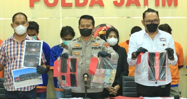 Polda Jatim Ringkus Komplotan Penggelapan 30 Ton Gula, Begini Modusnya