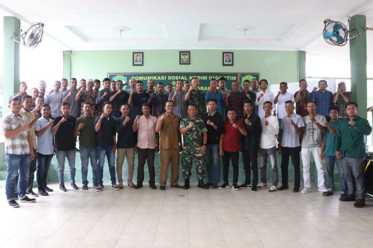 Kodim 0104/Aceh Timur Gelar Komunikasi Sosial dengan Komponen Masyarakat