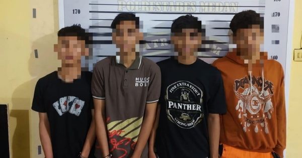 Digrebek di Markasnya, Komplotan Geng Motor Sadis di Medan Ini Tak Berkutik saat Diciduk Polisi