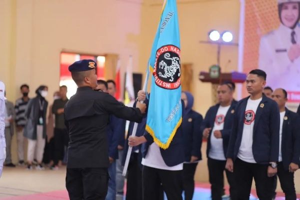 Dansat Brimob Polda Sumut Lantik Pengurus Inkanas Siantar