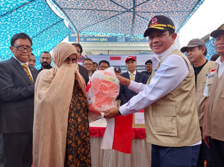 Bantuan Kemanusiaan Indonesia Sudah Tiba di Pakistan