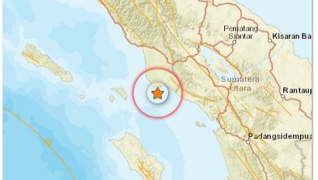 Aceh Singkil Kembali Diguncang Gempa Bumi Tektonik Berkekuatan M 3,7