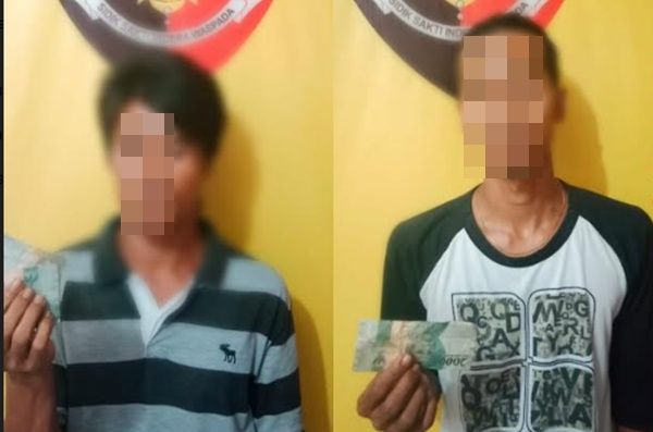 Dua Pelaku Pungli Sopir Truk di Galang Diringkus , Begini Penampakannya