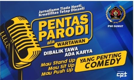 Bulan Depan, PWI Sumut Gelar Stand up Comedy ala Wartawan