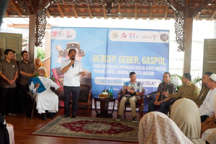 Rahudman Minta Sandi Uno Bangkitkan Martabat UMKM di Sumut