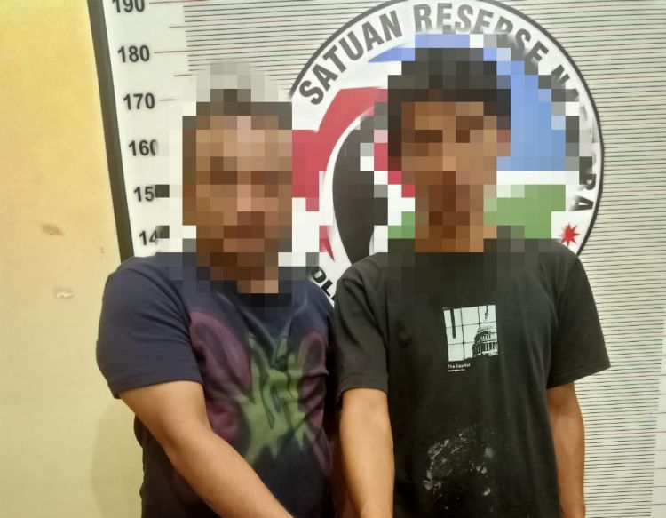 Satresnarkoba Polres Toba Tangkap 2 Warga Dolok Sanggul