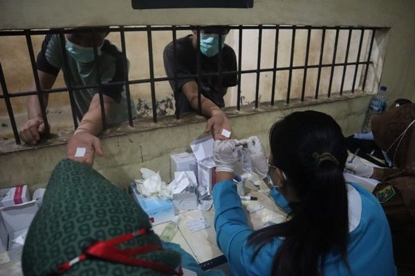 Polres Sergai Ambil Sampel Dahak dan Darah Puluhan Tahanan, Ada Apa?