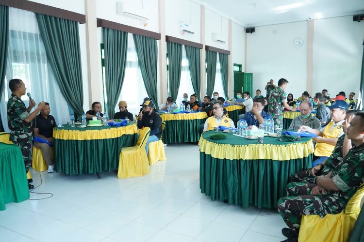 Kodim 0117/Atam Giat Komsos dengan Komponen Bangsa Lainnya