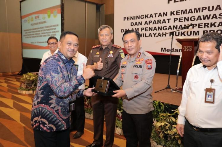 Hadiri Pelatihan APH dan APIP, Kapolda Sumut Komitmen Berantas Segala Tindak Pidana Korupsi