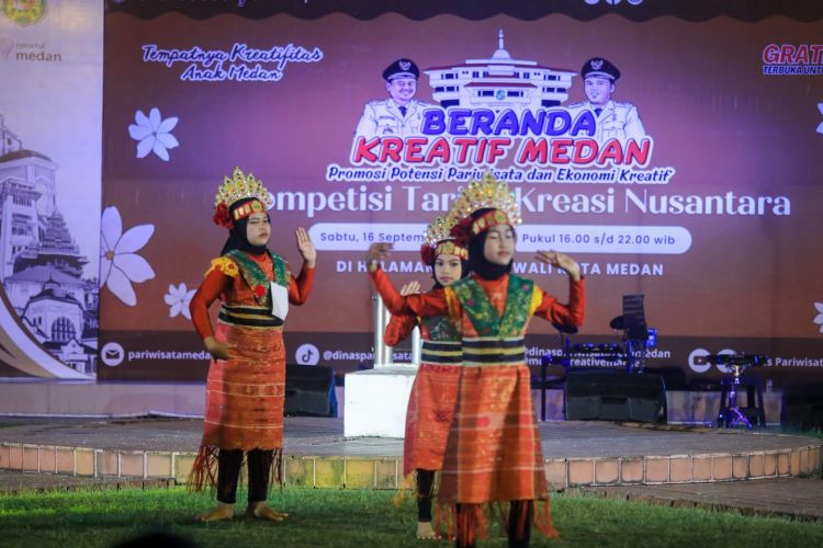 Kompetisi Tarian Kreasi Nusantara,  Dibawakan Penari - Penari Cilik