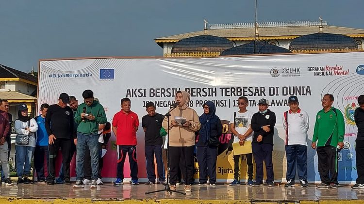 Sebanyak Ribuan Relawan Sumut Ikut Aksi Bersih-Bersih WCD 2023