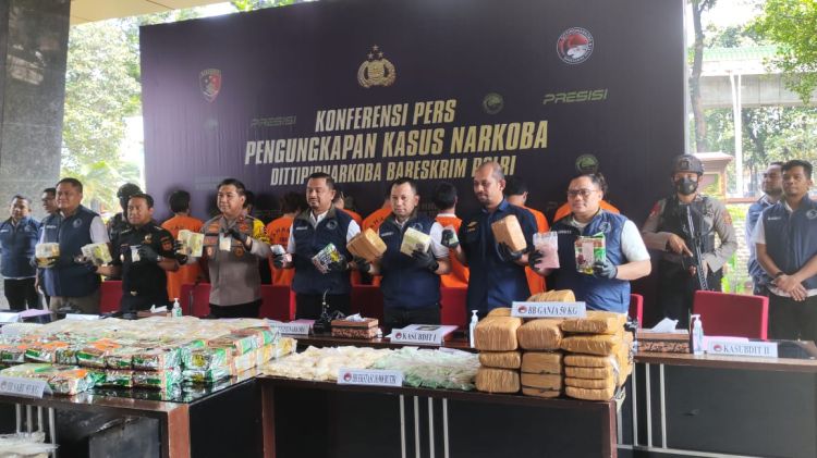 Bareskrim Gagalkan Peredaran 40 Kilogram Sabu dengan Modus "Tempel" di Hotel