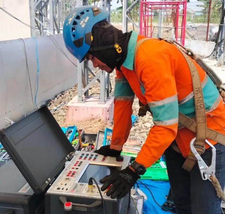 PLN UPT Medan Jaga Keandalan Jelang Hari Kesaktian Pancasila Lewat Pemeliharaan Trafo di GITET Binjai