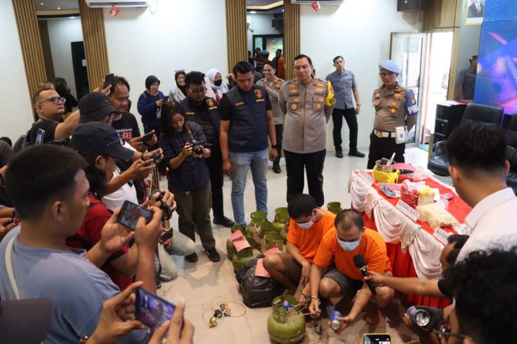 Polres Priok Ungkap Sindikat Pengoplos Gas Subsidi ke Tabung Portabel